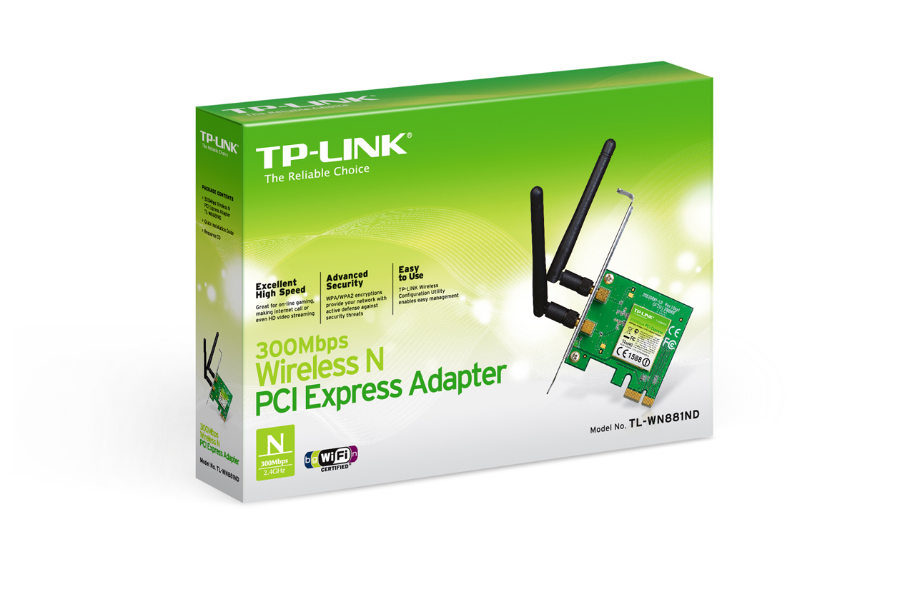 Carte Réseau Glodenbridge PCI-E Wifi 300 Mbps et Bluetooth 4.0