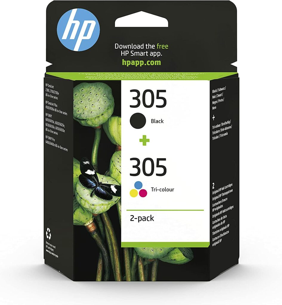 Cartouche-HP-305-NoirCouleur-Hp305-pack