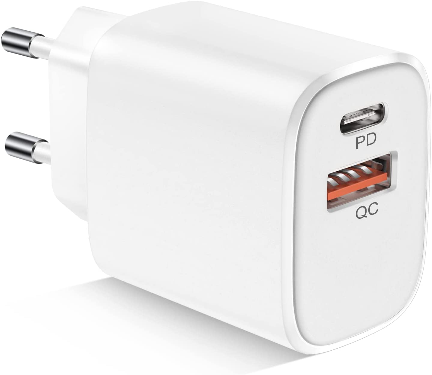 Chargeur prise murale, USB et USB-C, NF - Boutique Team-Ordi